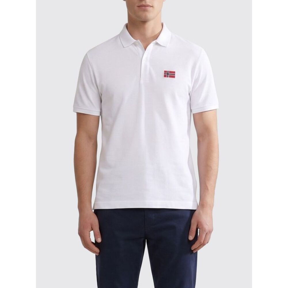 Napapijri Men Cotton Polo Shirt With Logo Napapijri